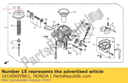 Aquí puede pedir cuerpo comp., iniciador de Honda , con el número de pieza 16140KPP861: