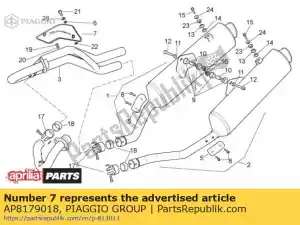 Piaggio Group AP8179018 protección al calor - Lado inferior