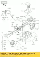 132800252, Kawasaki, titular klx250s9f kawasaki klx 250 2009 2010 2011 2012 2013 2014 2015 2016, Novo