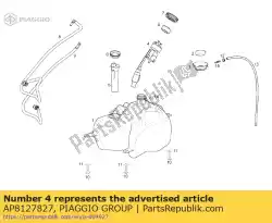 Tutaj możesz zamówić pompa paliwowa od Piaggio Group , z numerem części AP8127827: