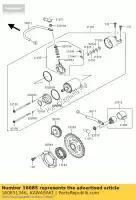 160851346, Kawasaki, engrenagem, acionador de partida kawasaki kvf360 4x4 prairie 360 , Novo