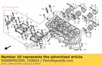 90006MEE000, Honda, bolt, recessed, 5x30 honda cbr  rr cbf a f fa cbr600rr cbf1000 cbf1000a cbf1000s cbf1000t cbf1000sa cbf1000ta 600 1000 , New