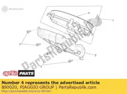 Qui puoi ordinare finestra del cruscotto da Piaggio Group , con numero parte 890020: