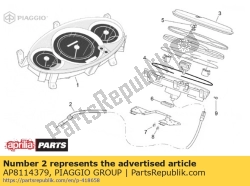 Aprilia AP8114379, Odometer cable, OEM: Aprilia AP8114379