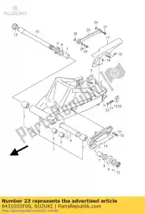 Suzuki 6431035F00 torquelink comp - Lado inferior