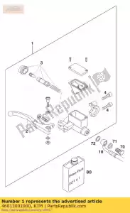 ktm 46013001000 hand brake cylinder grimeca'98 - Bottom side