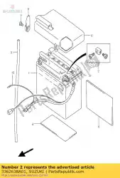 Here you can order the bolt set,batter from Suzuki, with part number 3362638A01: