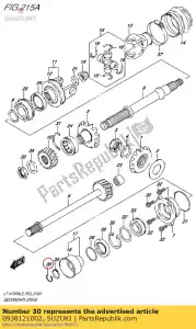 suzuki 0938121002 circlip - Lado inferior