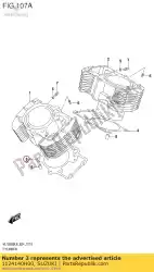 Here you can order the gasket,cylinder from Suzuki, with part number 1124140H00: