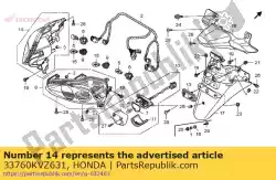 Aqui você pode pedir o unidade de combinação, l. Rr. Em Honda , com o número da peça 33760KVZ631: