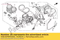 kabel, snelheidsmeter van Honda, met onderdeel nummer 44830MM4000, bestel je hier online: