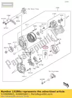 132800865, Kawasaki, 01 holder,brush kawasaki  1000 2017 2018 2019 2020 2021, New