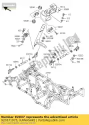 Aquí puede pedir abrazadera de Kawasaki , con el número de pieza 920371975: