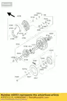 420331219, Kawasaki, coupling-assy,rr hub vn800-a6 kawasaki en vn 500 800 1995 1996 1997 1998 1999 2000 2001 2002 2003 2004 2005 2006, New