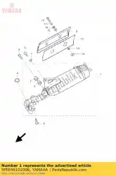 Aqui você pode pedir o ramal conjunto de tubo em Yamaha , com o número da peça 5PEE46102000: