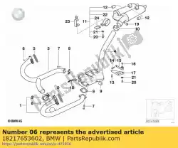 Here you can order the nut from BMW, with part number 18217653602: