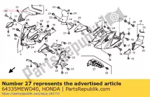 honda 64335MEWD40 ficar, acoplador - Lado inferior