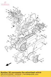 yamaha 5MLE54530000 joint - La partie au fond