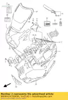 6868020C50A3R, Suzuki, fita, capuz. r.s. suzuki gsx 600 1993, Novo