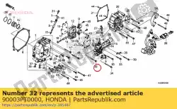 Aqui você pode pedir o parafuso, flange, 6x50 em Honda , com o número da peça 90003PT0000: