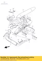 1434010F30, Suzuki, Body comp,muf,l suzuki vl 1500 1998 1999 2000 2001 2002 2003 2004, New