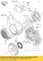 921537007, Kawasaki, parafuso kvf360-a1 kawasaki  kvf 360 400 650 750 2003 2004 2005 2006 2007 2008 2009 2010 2011 2012 2017 2018 2019 2020 2021, Novo