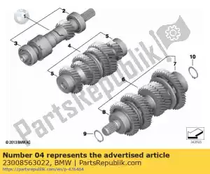 bmw 23008563022 intermediate shaft - Bottom side