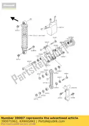 Tutaj możesz zamówić rami?-susp, uni-trak kx60-b1 od Kawasaki , z numerem części 390071062: