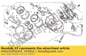 honda 94002040000S nakr?tka sze?ciok?tna 4mm - Dół