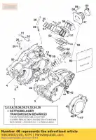 54630002200, KTM, tampa de ignição 95 ktm e egs exc mxc six sx 250 300 360 1994 1996 1997, Novo