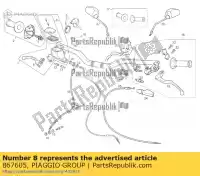 867605, Piaggio Group, Brake lever aprilia derbi gilera  cafe cross city gpr mulhacen mulhacen cafe rcr rcr 50 rs rs4 senda senda drd sm senda r senda r drd x treme senda sm drd x treme senda x-treme 50 sm low seat smt terra terra adventure e terra e zapabb01 zapkka00 zapkkb00 zd4kkb01 zd4, New