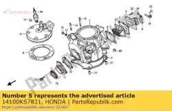 Ici, vous pouvez commander le aucune description disponible pour le moment auprès de Honda , avec le numéro de pièce 14100KS7831: