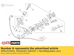 Aprilia AP8102944, Tapa del conmutador, OEM: Aprilia AP8102944