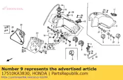 Aquí puede pedir depósito de combustible de Honda , con el número de pieza 17510KA3830: