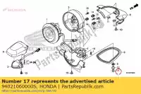 94021060000S, Honda, écrou, capuchon, 6 mm honda  (b) usa (e) england cb cbr cmx f (e) gl mtx nx pc r nc21-100 (g) japan riii nc24-102 (j) japan rvf rw (d) england vt xl xlr xr zb (j) 50 70 110 125 150 190 200 250 400 450 500 600 650 700 750 800 1300 1800 1981 1983 1984 1985 1986 1987 1988 1989 19, Nouveau