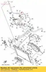 Qui puoi ordinare berretto da Yamaha , con numero parte 1RC2187501: