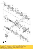 2426133E10, Suzuki, marcia, 6a guida suzuki gsx r 600 1997, Nuovo