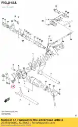 Qui puoi ordinare primavera, shi gear da Suzuki , con numero parte 2535505G00: