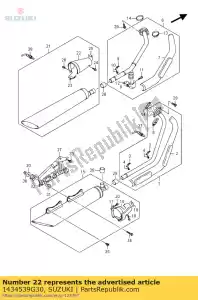 suzuki 1434539G30 pokrywa - Dół