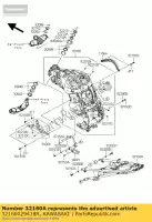 32160029418R, Kawasaki, frame-comp,rr,black zg1400a8f kawasaki gtr 1400 2008 2009, New