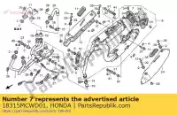 18315MCWD01, Honda, cappuccio, r. coda honda vfr 800 2002 2003 2004 2005 2006 2007 2008 2009 2010, Nuovo