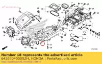 64365040000ZH, Honda, cap, fr. couvercle * nh1 * (nh1 noir) honda  belgium clm little cub (x) japan trx 50 420 500 520 700 1000 1969 1999 2010 2011 2012 2013 2017 2018 2019 2020, Nouveau