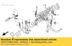 Here you can order the spring, side stand from Honda, with part number 50541MBZG00: