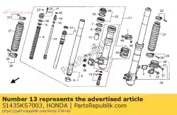 Aqui você pode pedir o bucha, cilindro em Honda , com o número da peça 51435KS7003: