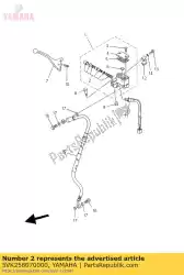 cilinder kit, meester van Yamaha, met onderdeel nummer 5VK258070000, bestel je hier online: