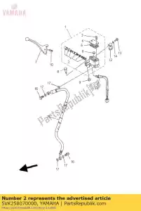 yamaha 5VK258070000 cilinder kit, meester - Onderkant