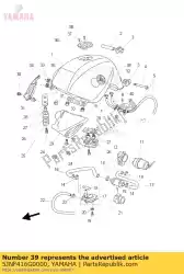 Qui puoi ordinare isolante, carburante ta da Yamaha , con numero parte 5JNF416G0000: