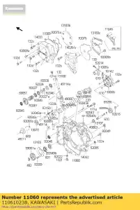 kawasaki 110610238 uszczelka pokrywy sprz?g?a kmx125-a17 - Dół