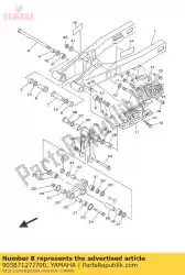 Aquí puede pedir collar (39k) de Yamaha , con el número de pieza 90387127J700: