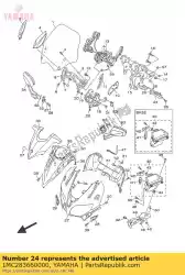 Aqui você pode pedir o suporte em Yamaha , com o número da peça 1MC283660000: